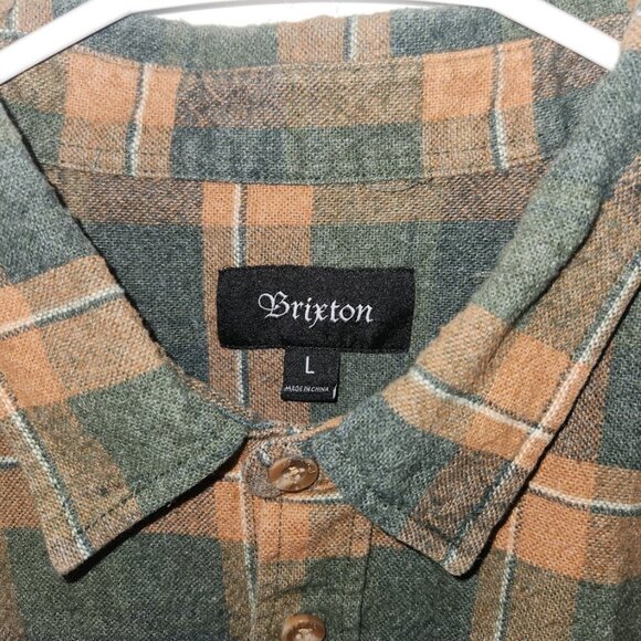 Brixton Men's Flannel Shirt Size Large - Picture 3 of 5